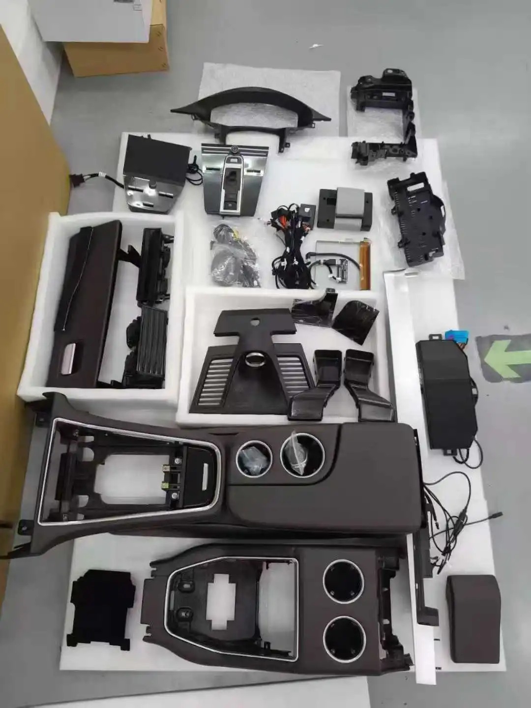 Car Interior for  Panamera 2010-2016 970 Upgrade Kit 971 Center Console Dashboard Car Modification Central Screen 13pcs